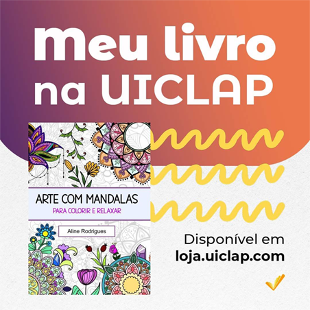 Livro arte com mandalas